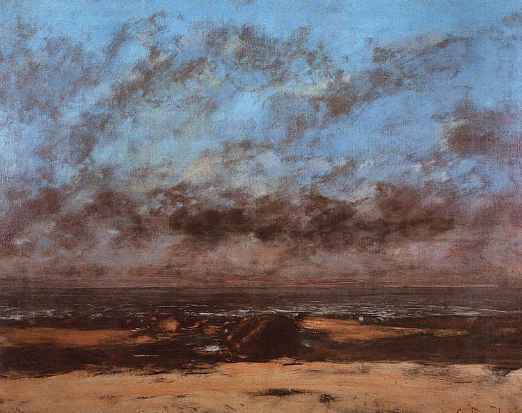 Low Tide known as Immensity, Gustave Courbet